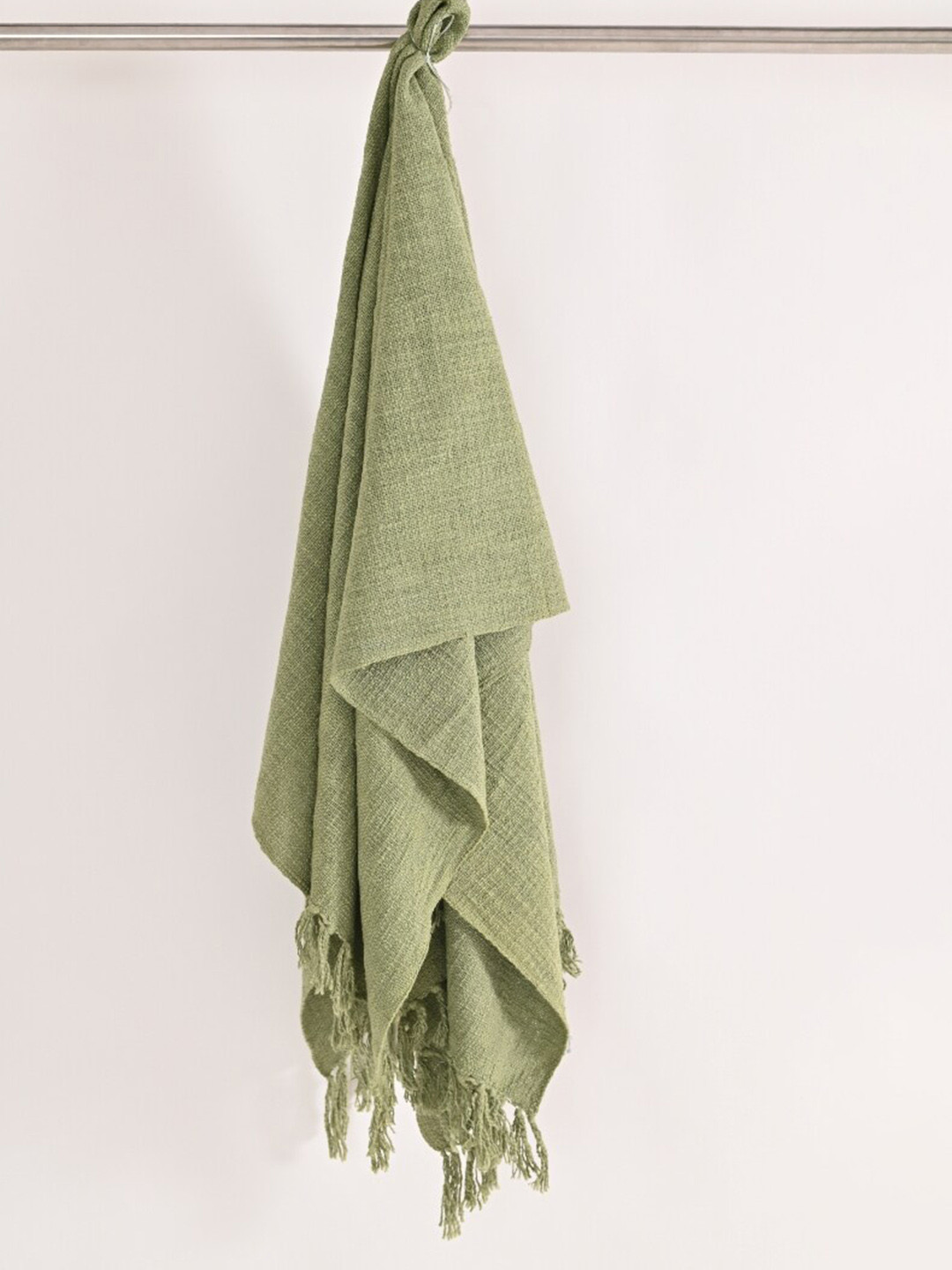 Art Avenue SHAMROCK Green Cotton Throw