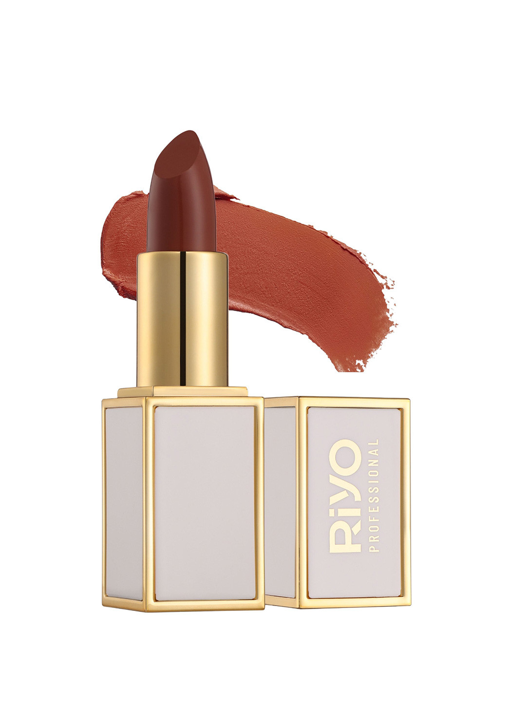 Riyo Herbs Creme Matte Bullet Lipstick with Vitamin E & Argan Oil - Finch 303