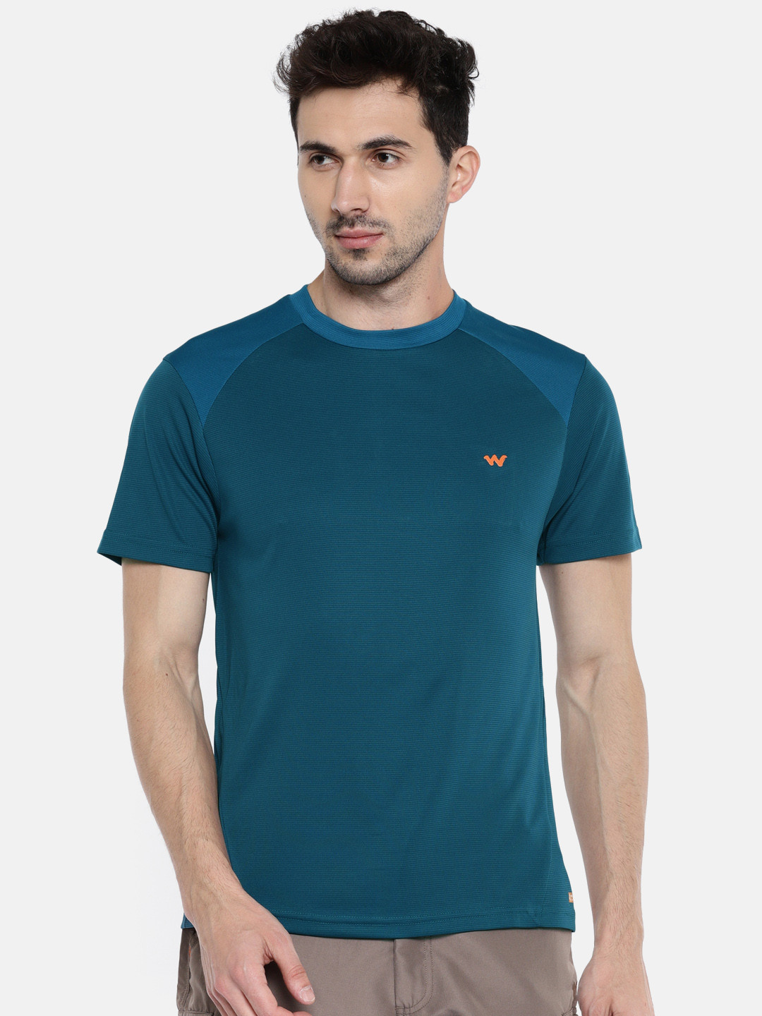 Buy Wildcraft Men Teal Blue Solid Round 