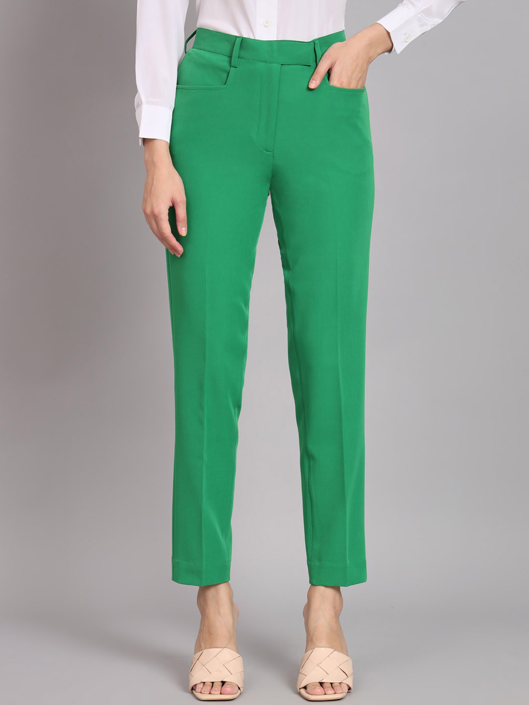 PowerSutra Women Original Mid-Rise Easy Wash Trousers