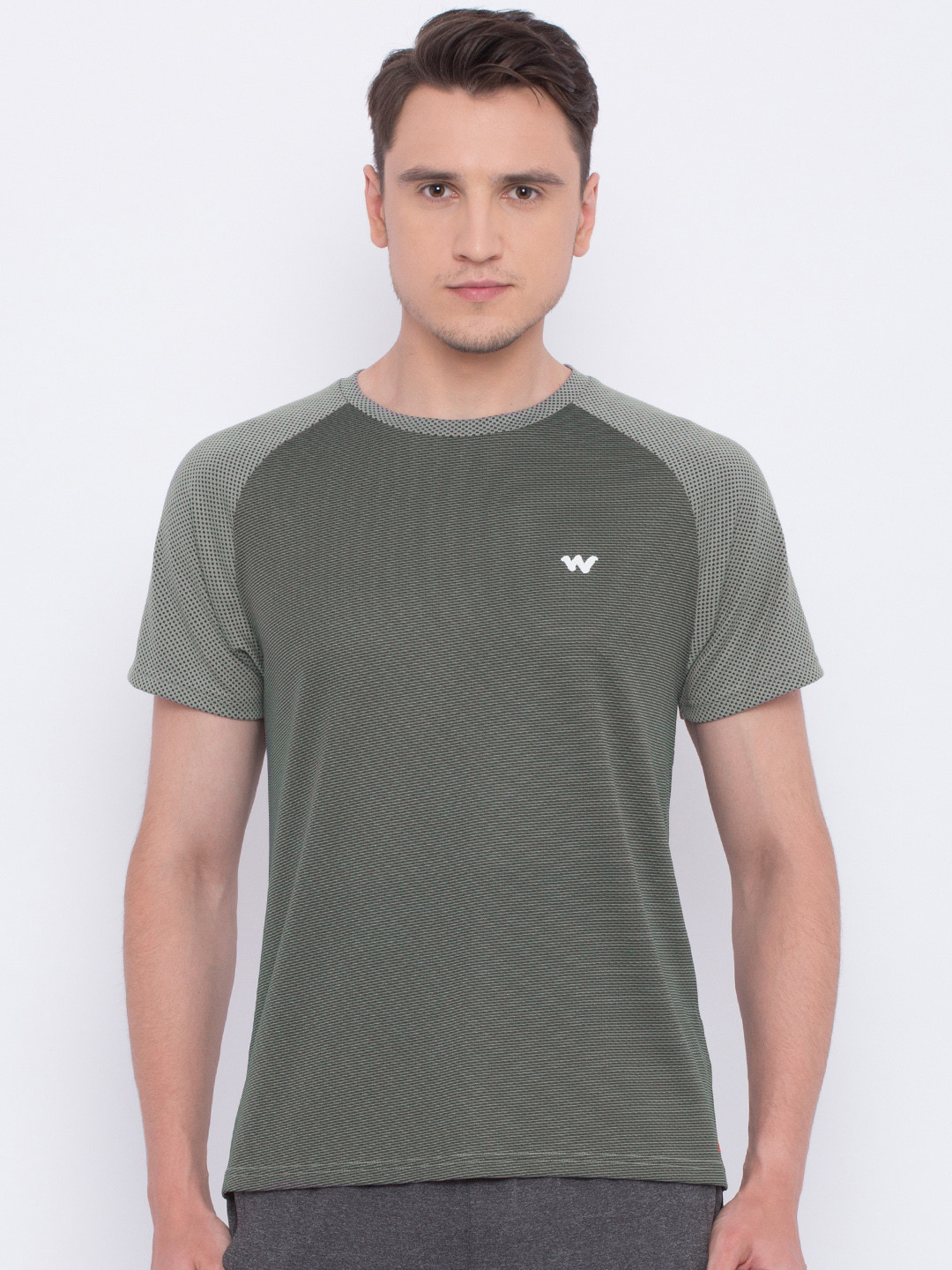 Buy Wildcraft Men Grey Self Design 