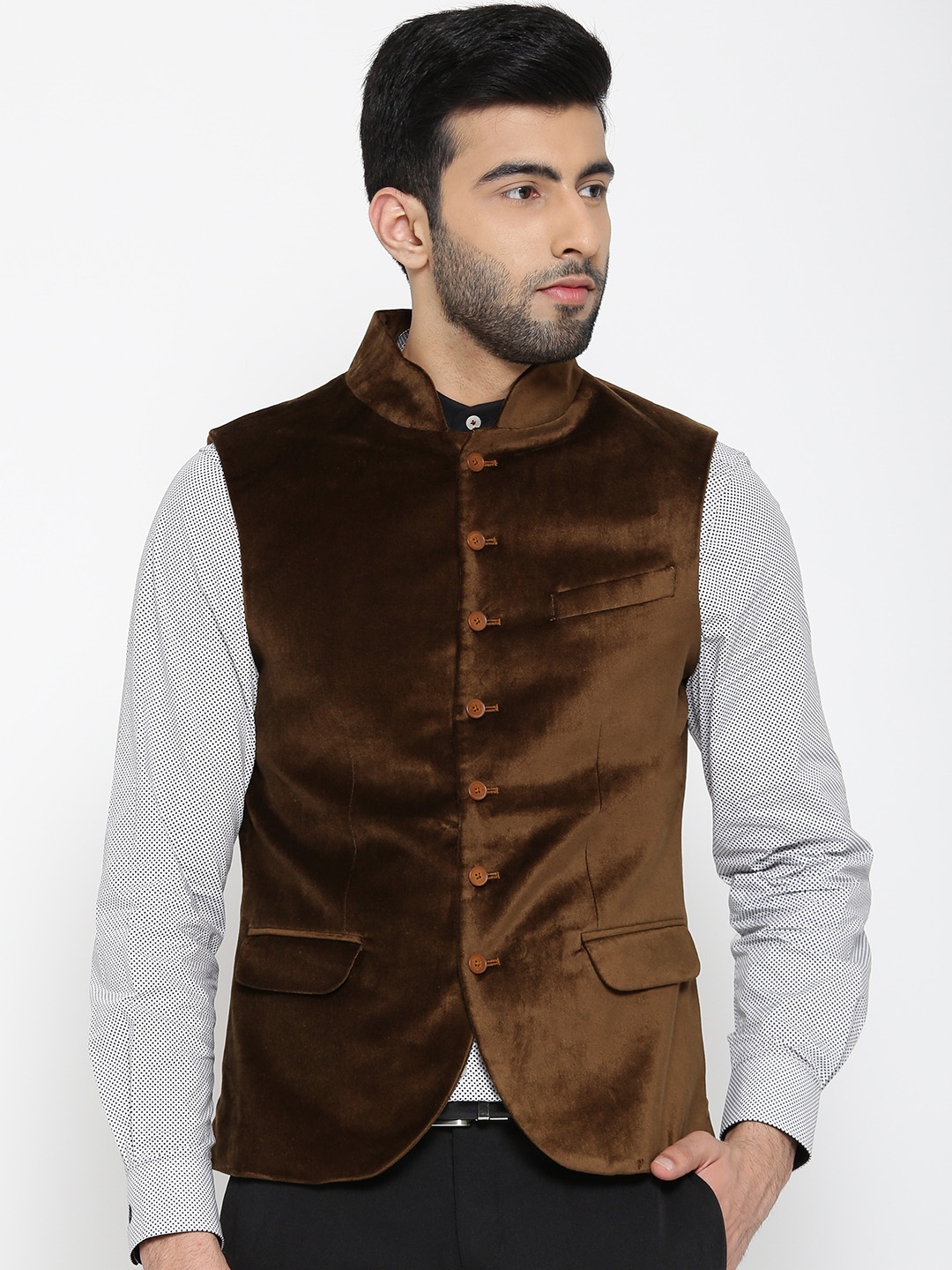 blackberry nehru jacket