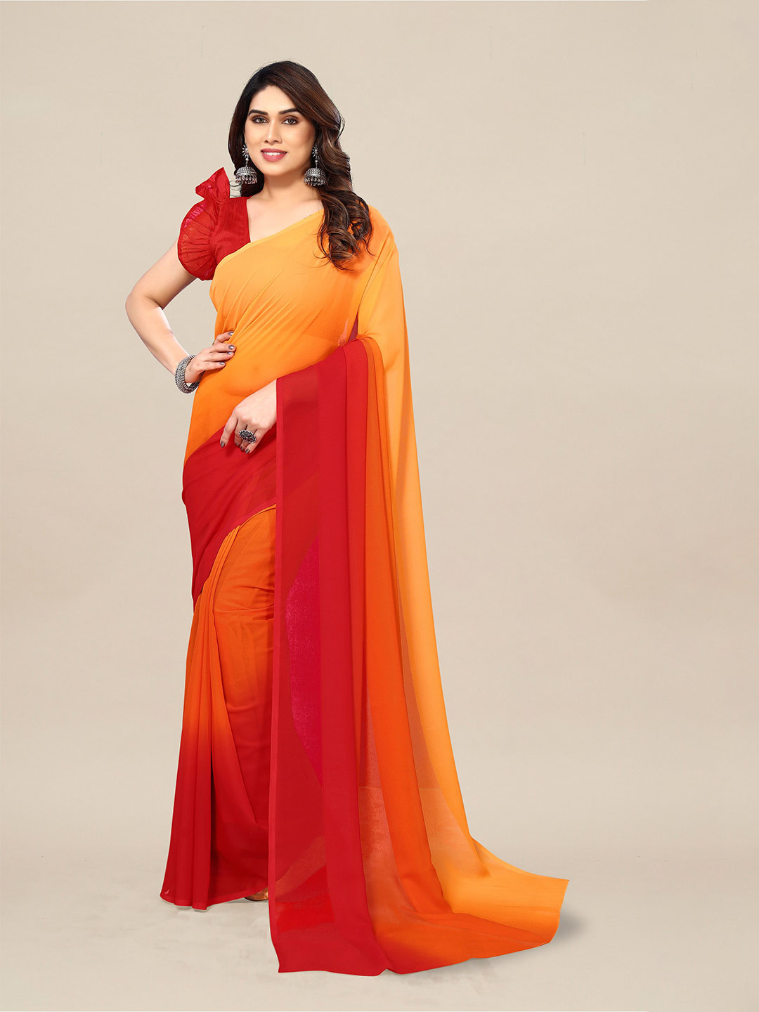 Moda Rapido Ombre Printed Saree