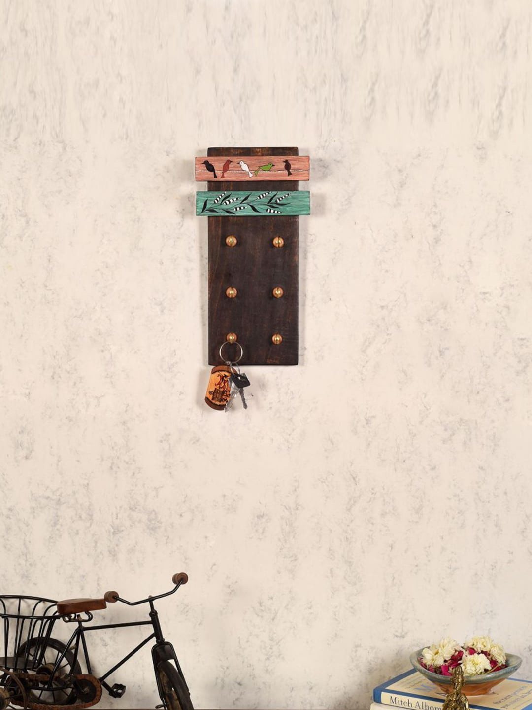 AAKRITI ART CREATIONS Brown Melodic Wings Key Holder