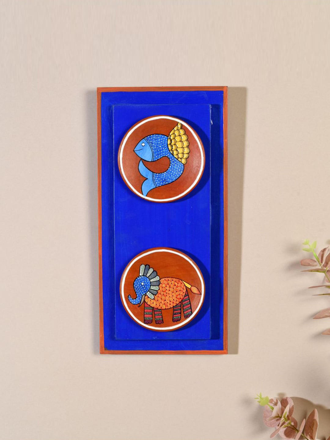 AAKRITI ART CREATIONS Natures Creatures Wood Antique Hanging Hall Wall Hangings-13In