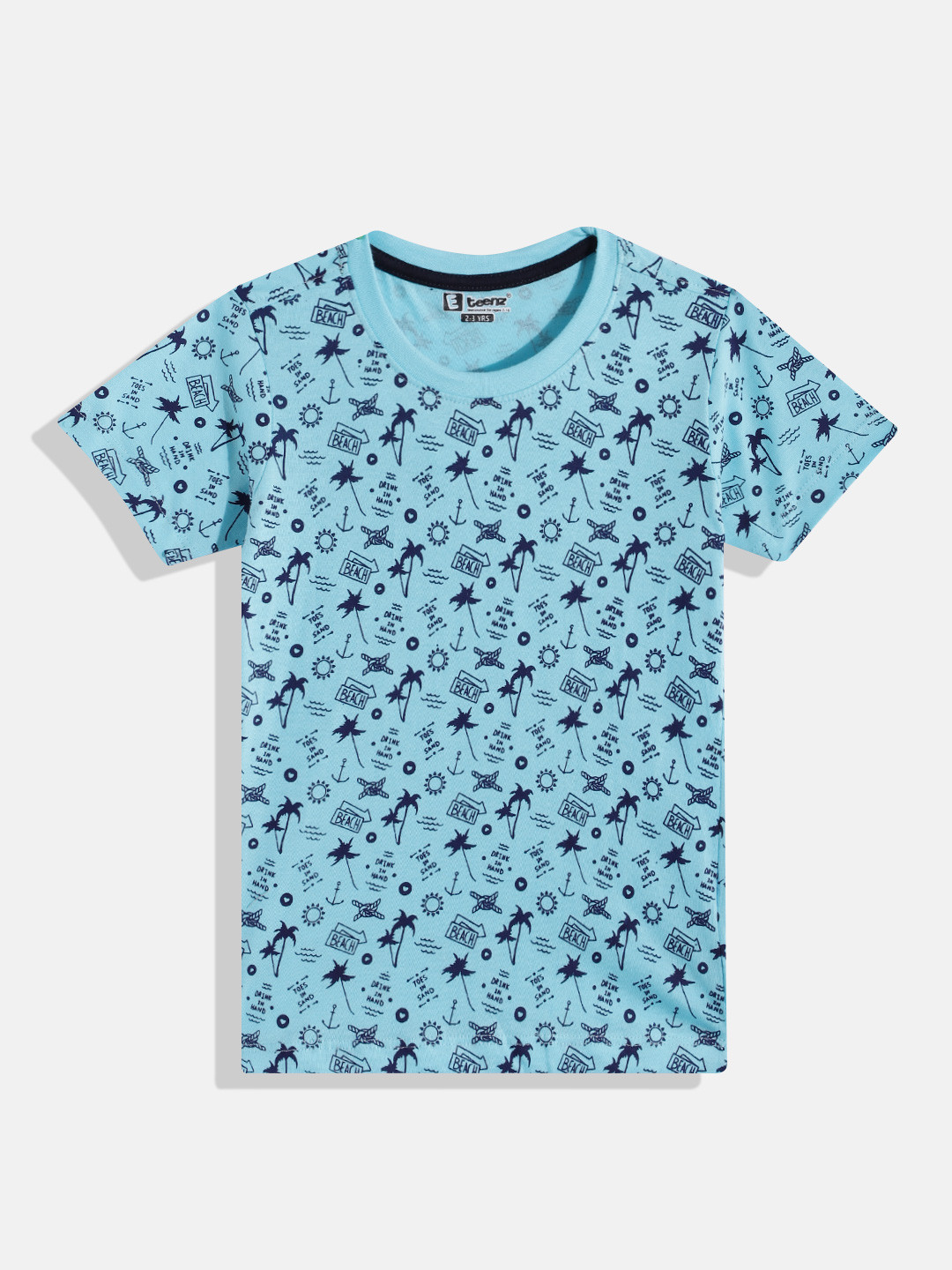 Eteenz Boys Printed Premium Cotton T-shirt