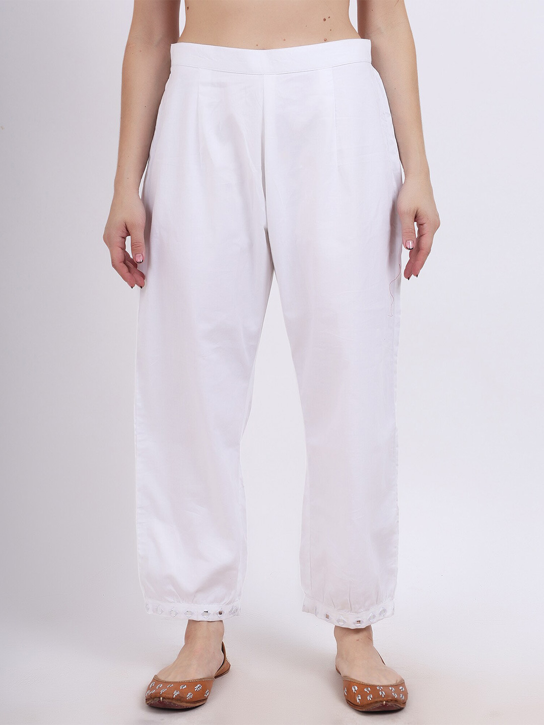 Spring Soul Mid Rise Cotton Ethnic Palazzos