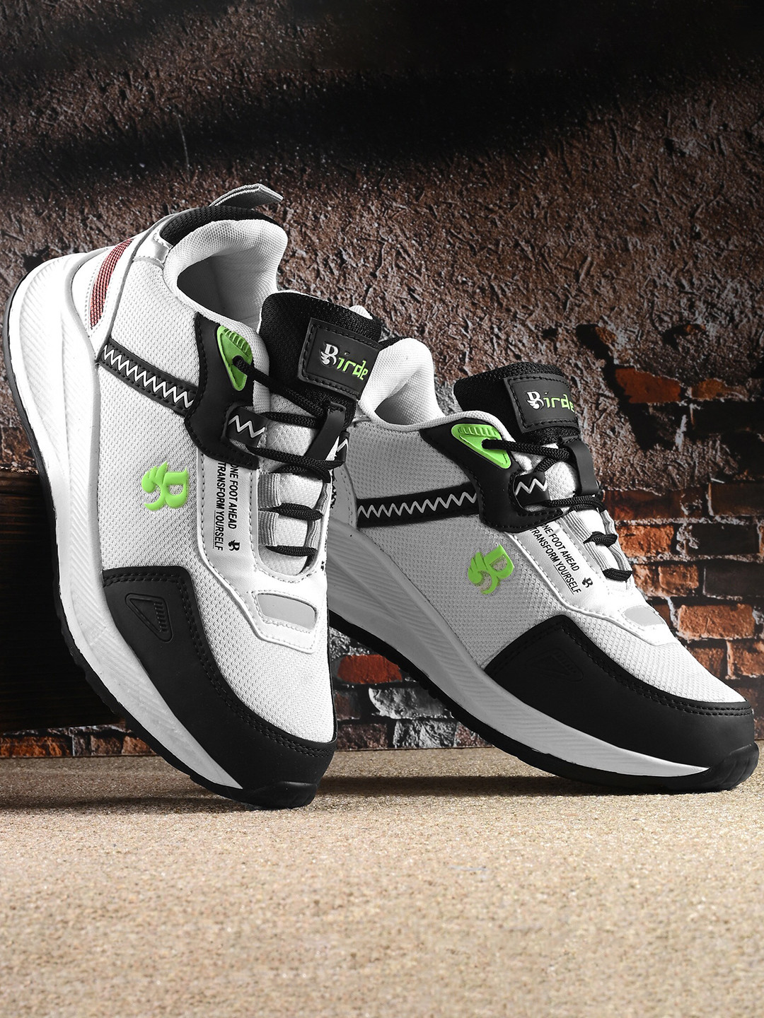 BIRDE Men Advanced Chassis Technology Lace-Up Walking Shoes