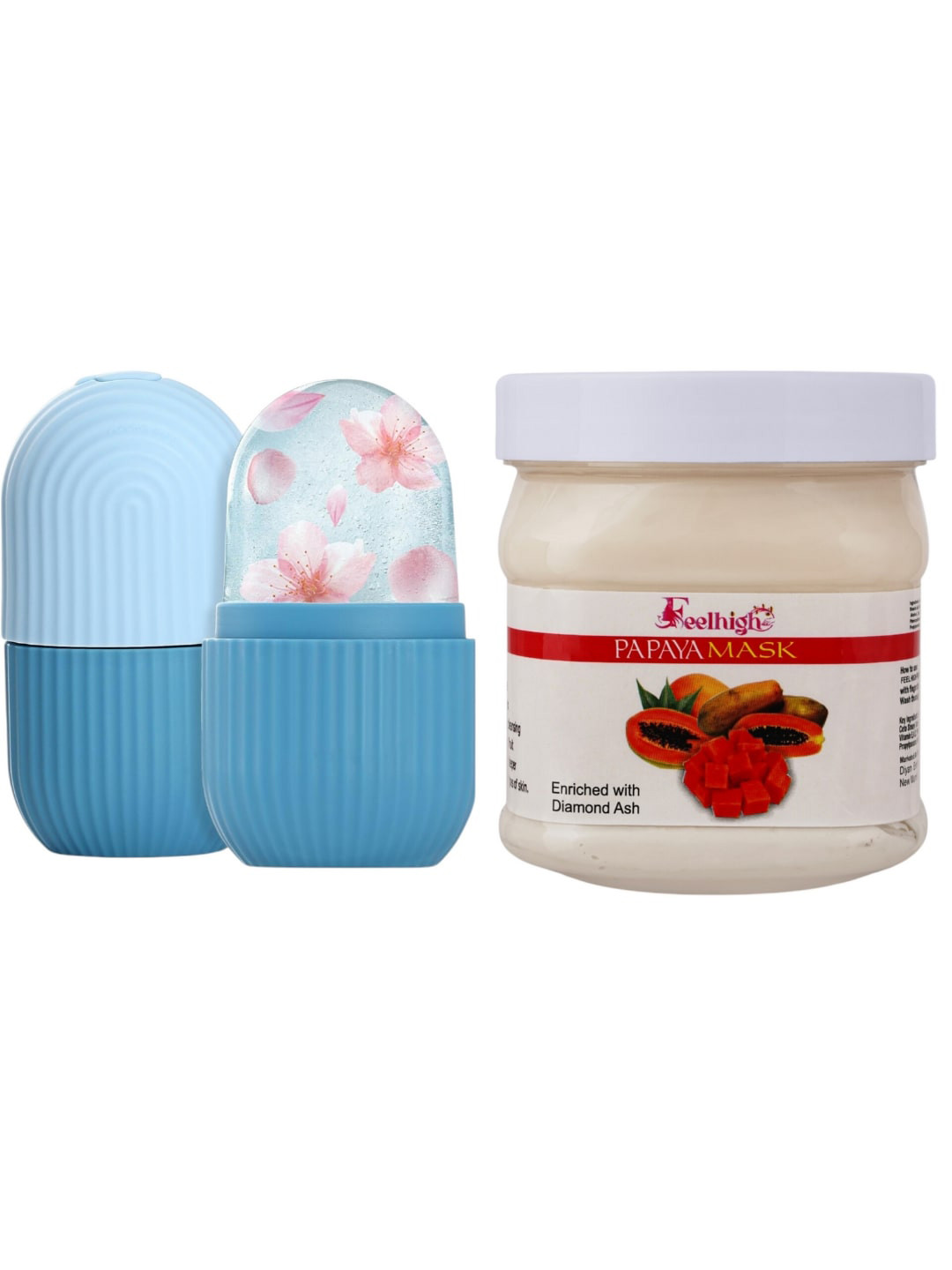 FEELHIGH Ice Roller With Papaya Mask-10ml+500ml