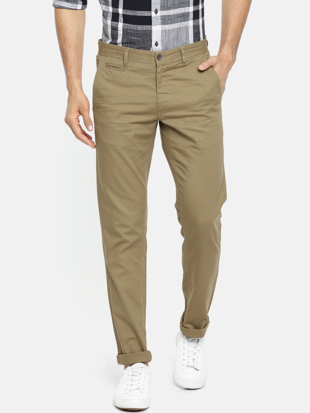 Buy John Miller Men Grey Ultra Slim Fit Solid Formal Trousers  Trousers  for Men 2425980  Myntra