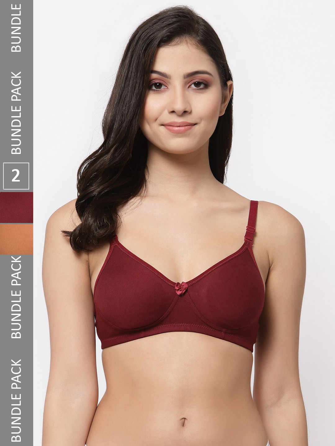 Docare Pack Of 2 Full Coverage Lightly Padded T-Shirt Bras With All Day Comfort