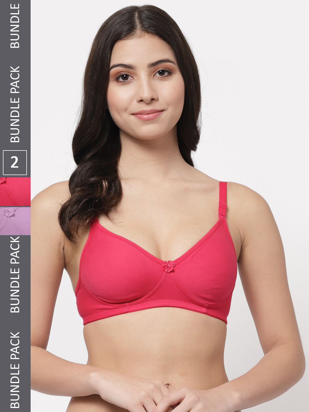 Docare Pack Of 2 Full Coverage Lightly Padded Cotton Bra