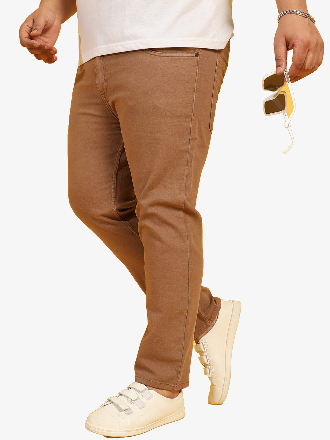 Instafab Plus Plus Size Jean Relaxed Fit Clean Look Cotton Stretchable Jeans