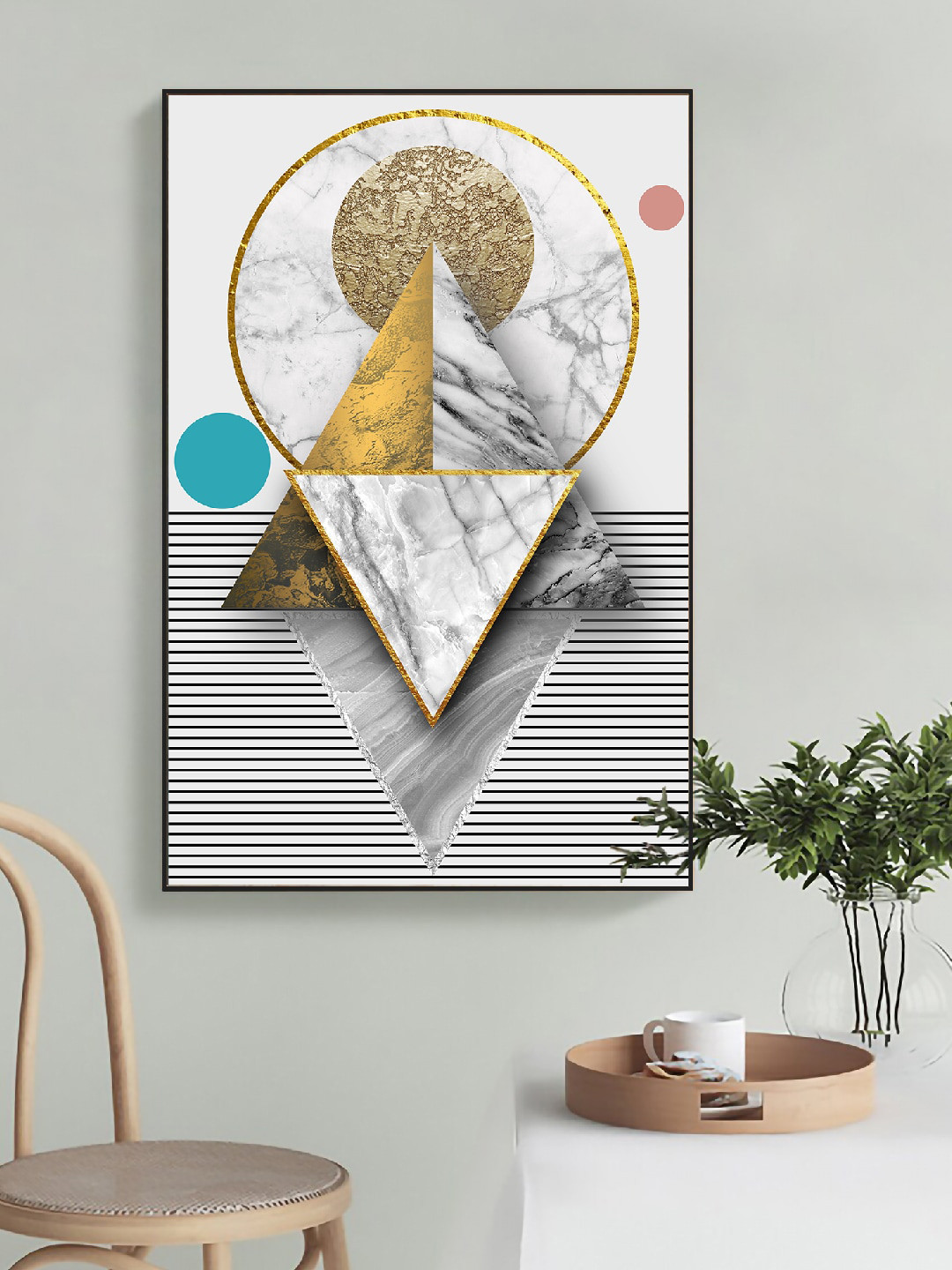 Art Street White & Black Architectural Aesthetics Wall Art