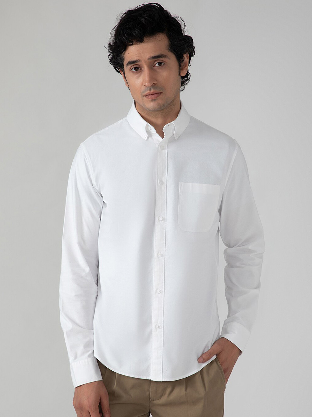 SUBTRACT  Button-Down Collar Comfort Casual Shirt