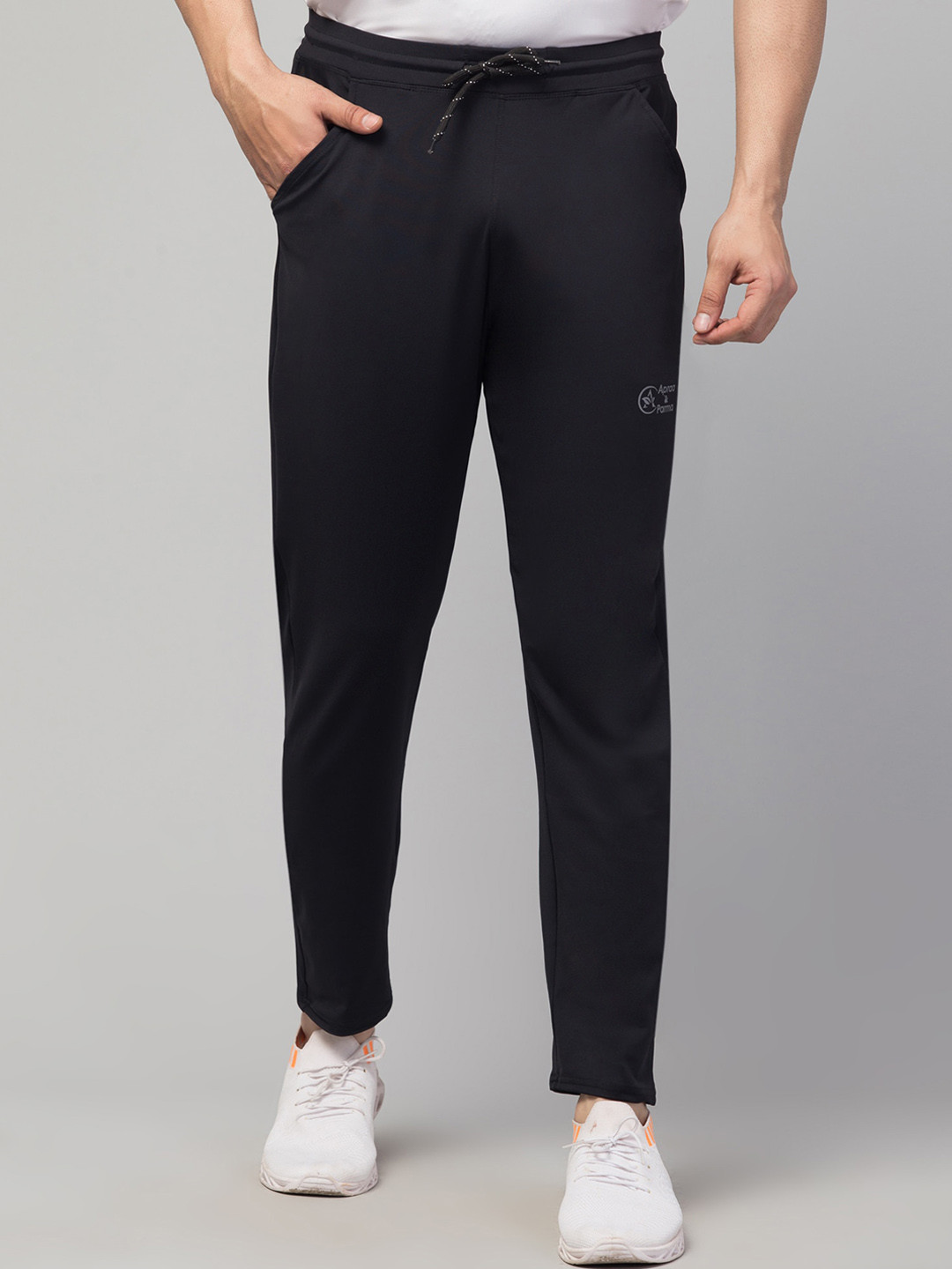 Apraa & Parma Men Mid-Rise Dry Fit Track Pants