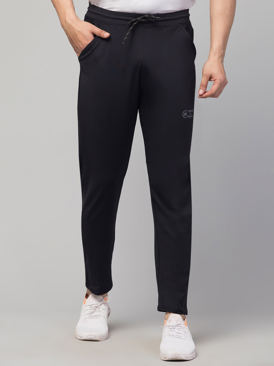 Apraa & Parma Men Mid-Rise Dry Fit Track Pants