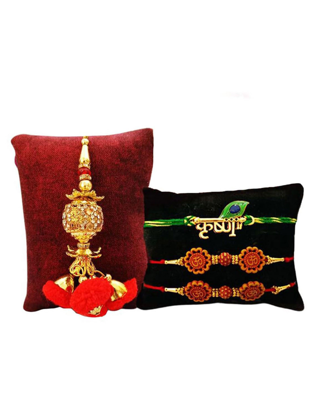 CraftVatika Unisex Set of 4 Designer Rakhi