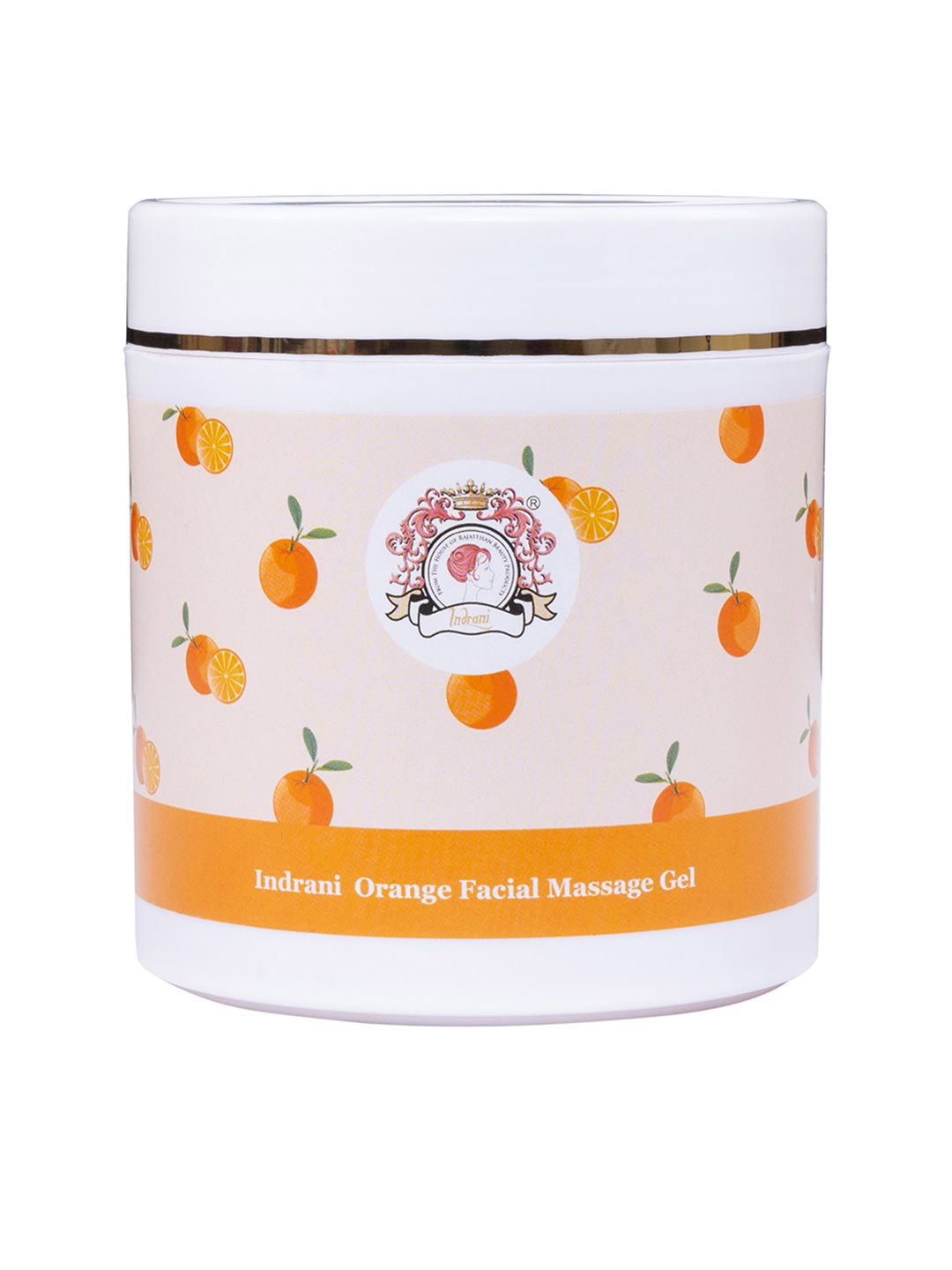 Indrani Women Orange Facial Massage Gel- 500 Gm