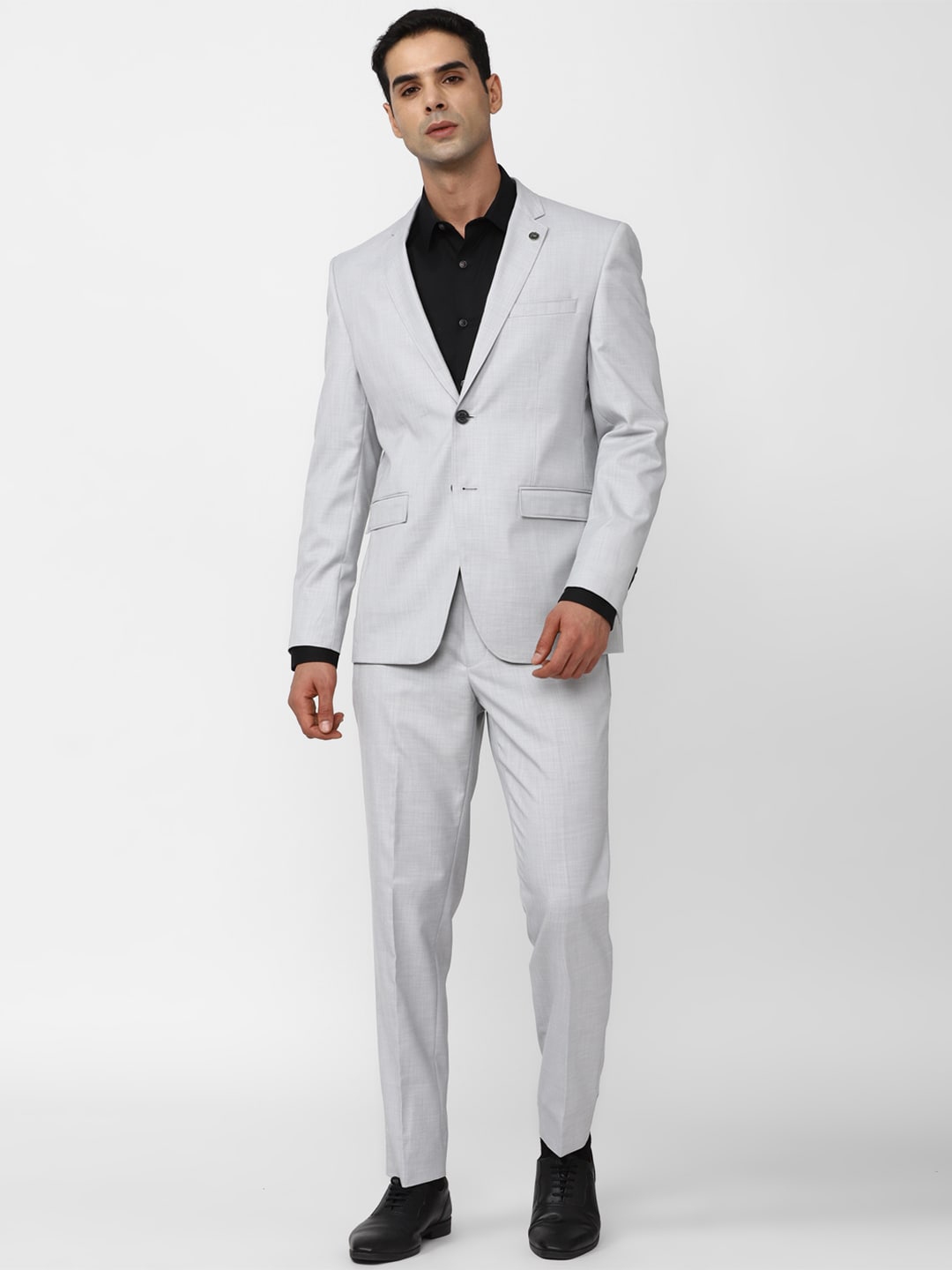Buy Peter England Self Design Slim Fit Single Breasted Two Piece