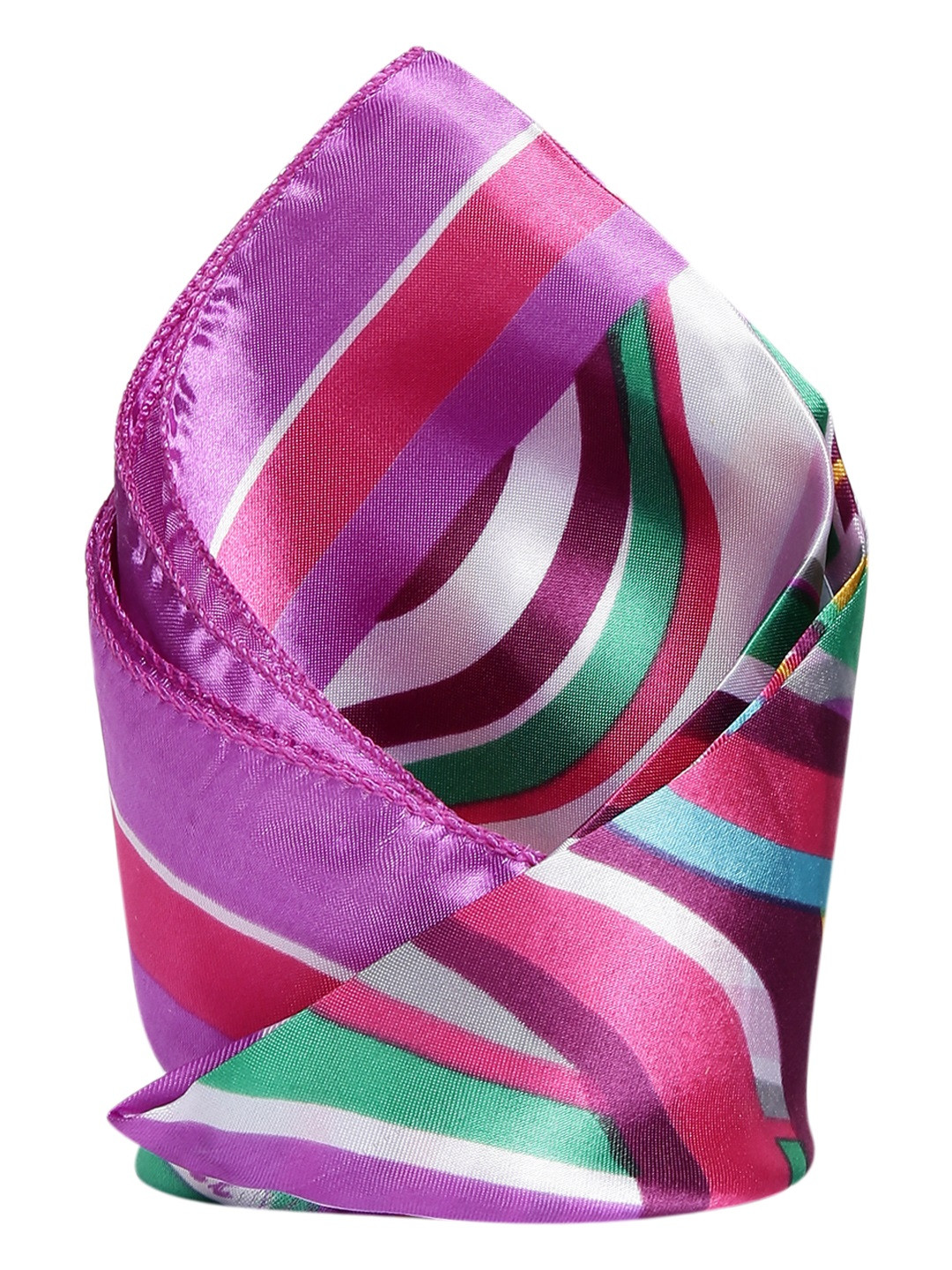 Alvaro Castagnino Men Multi Color Printed Pocket Square