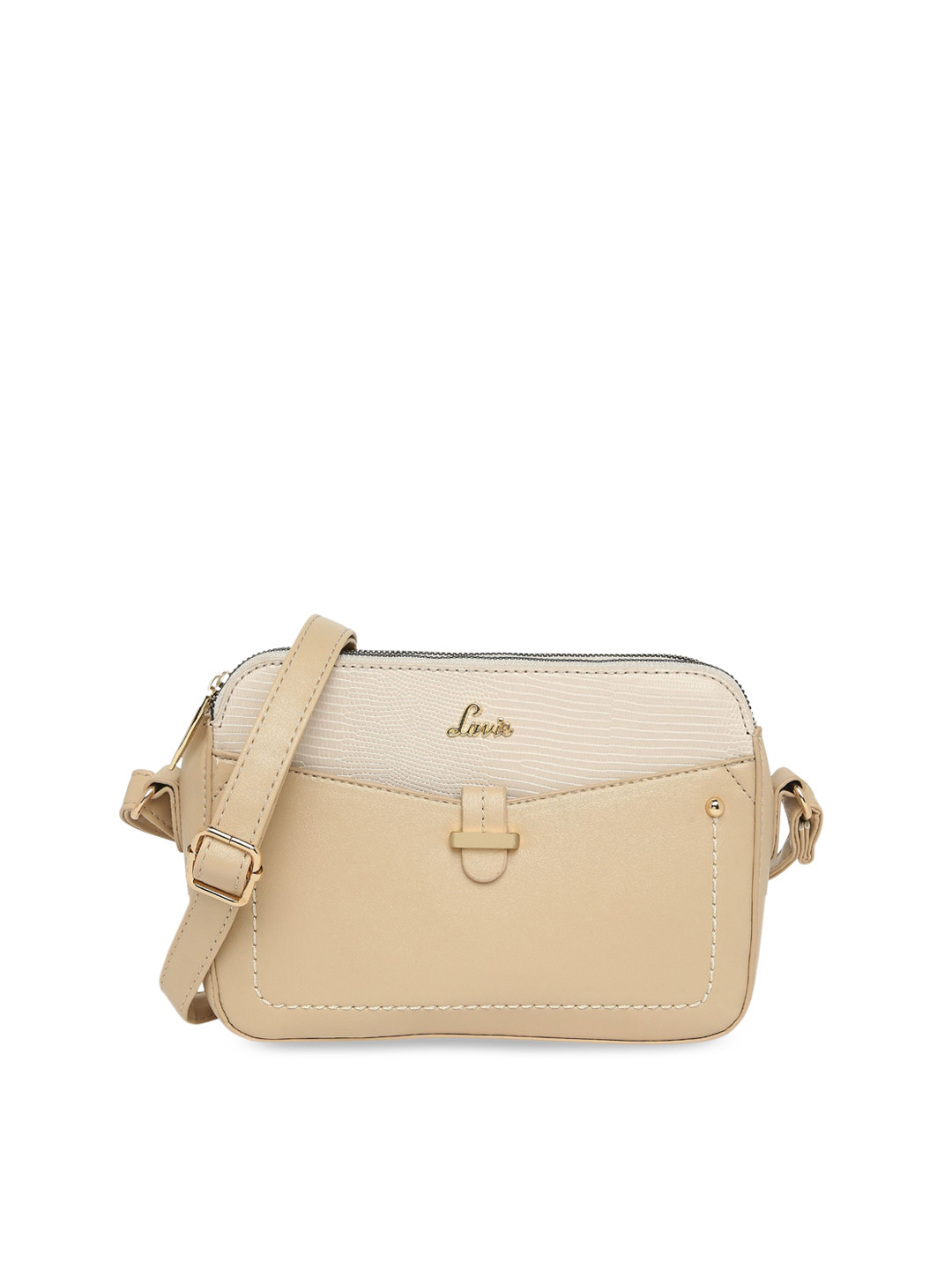 Lavie Buckle Structured Sling Bag