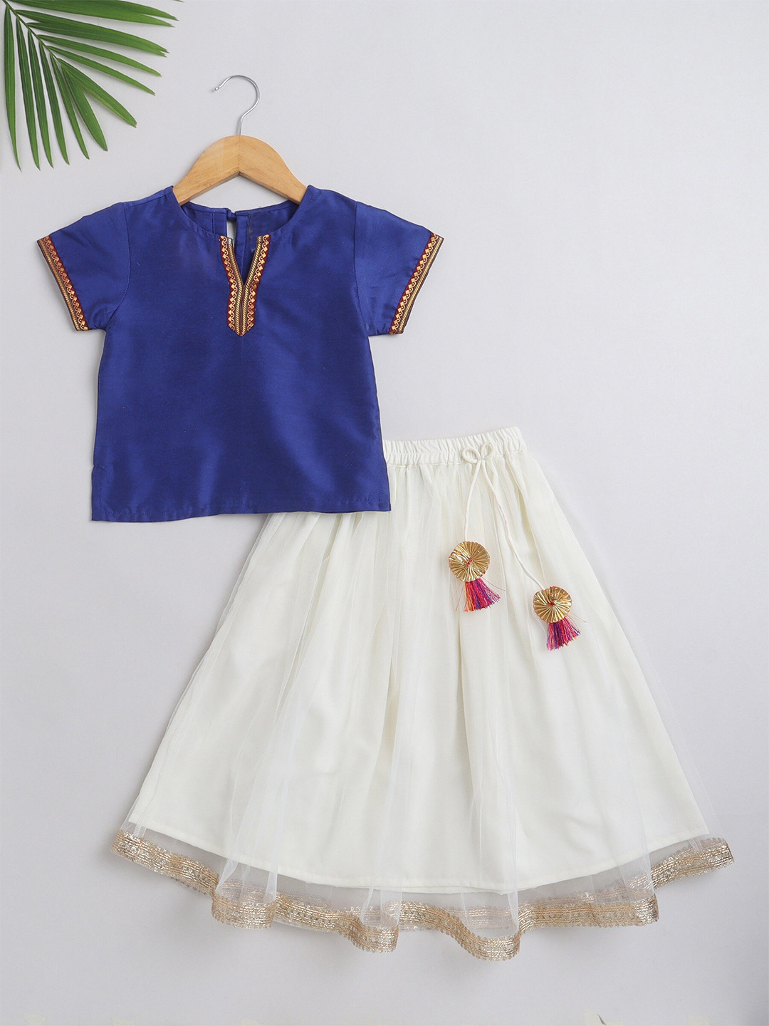 The Magic Wand Girls Embellished Ready to Wear Lehenga Choli