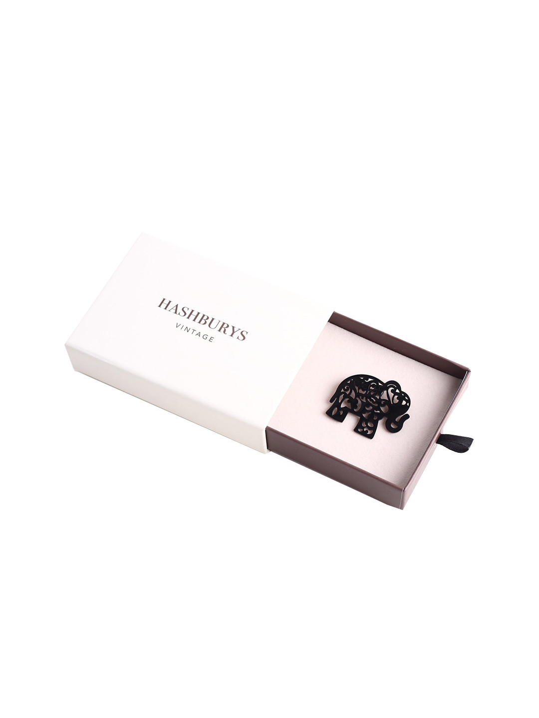 Hashburys Elephant Design Brooch