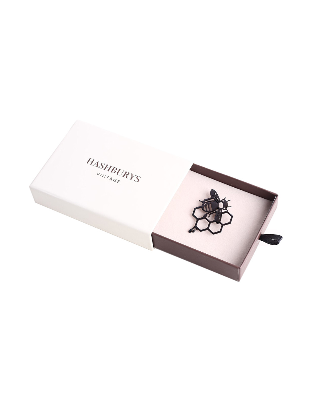 Hashburys Textured Honey Bee Lapel Pin