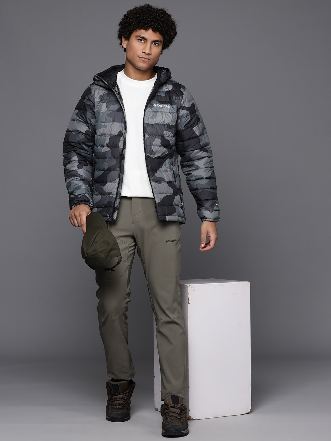 Columbia Men Camouflage Insulator Outdoor Puffer Trekking-Hiking Jacket