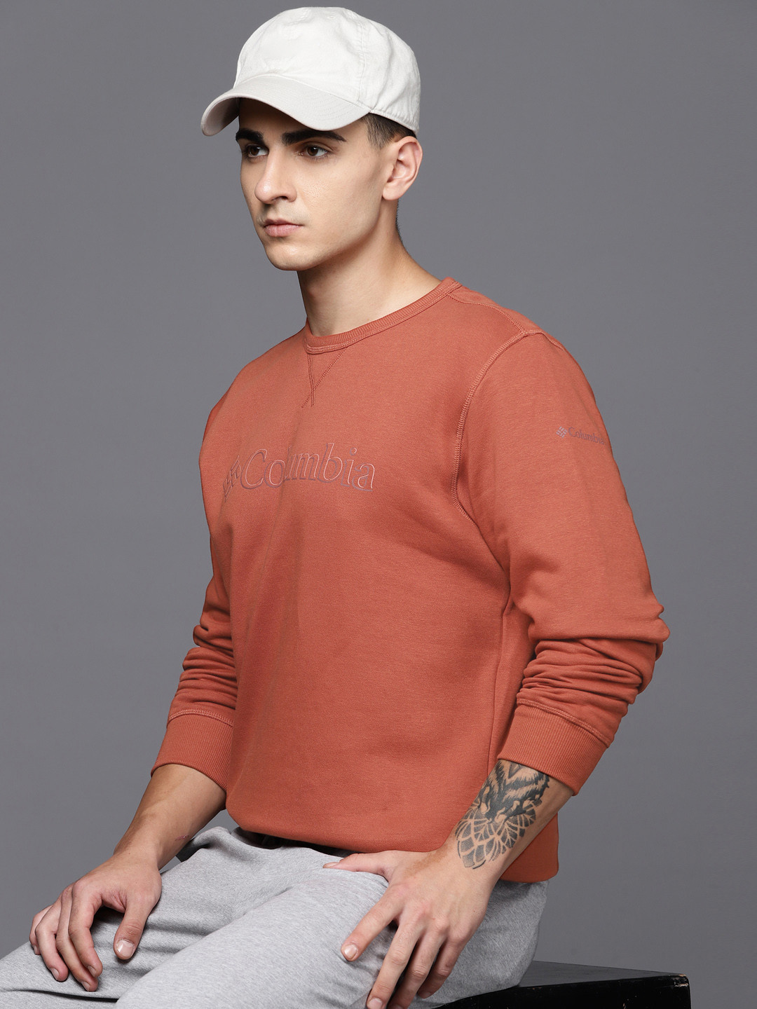 Columbia M Logo Fleece Crew T-shirt