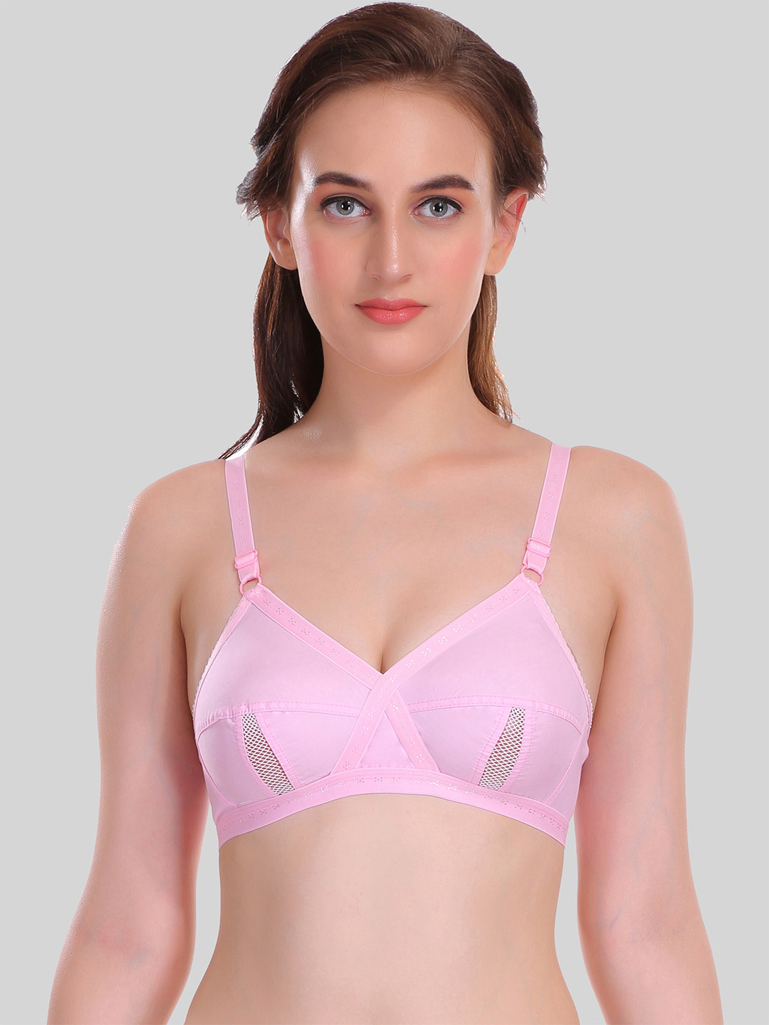 SELFCARE Non Padded Soft Cotton Full Coverage Everyday Bra SN2180