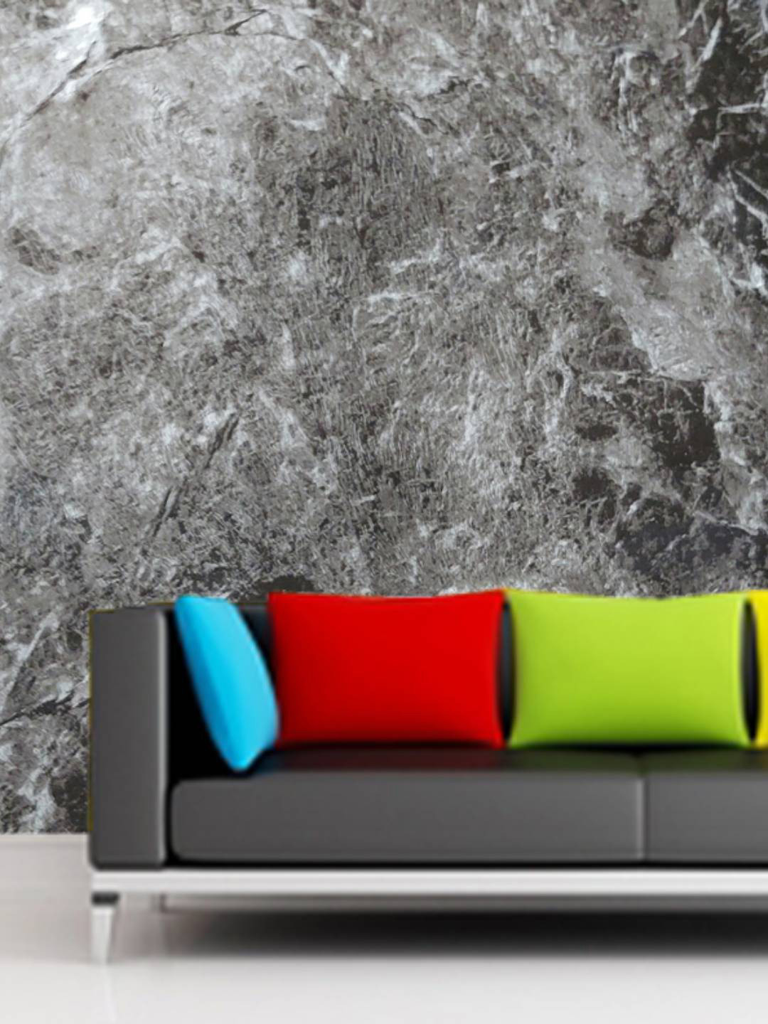 Jaamso Royals Black Marble Design Self Adhesive & Waterproof Wallpaper