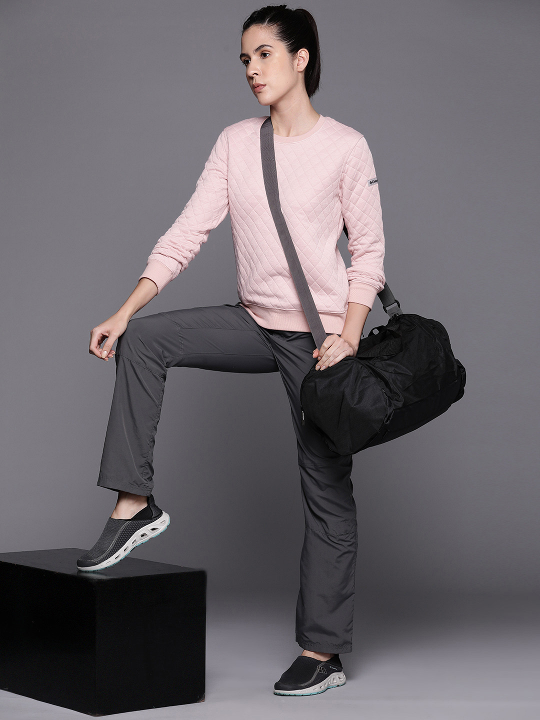 Columbia Lodge Quilted Crew Tshirt