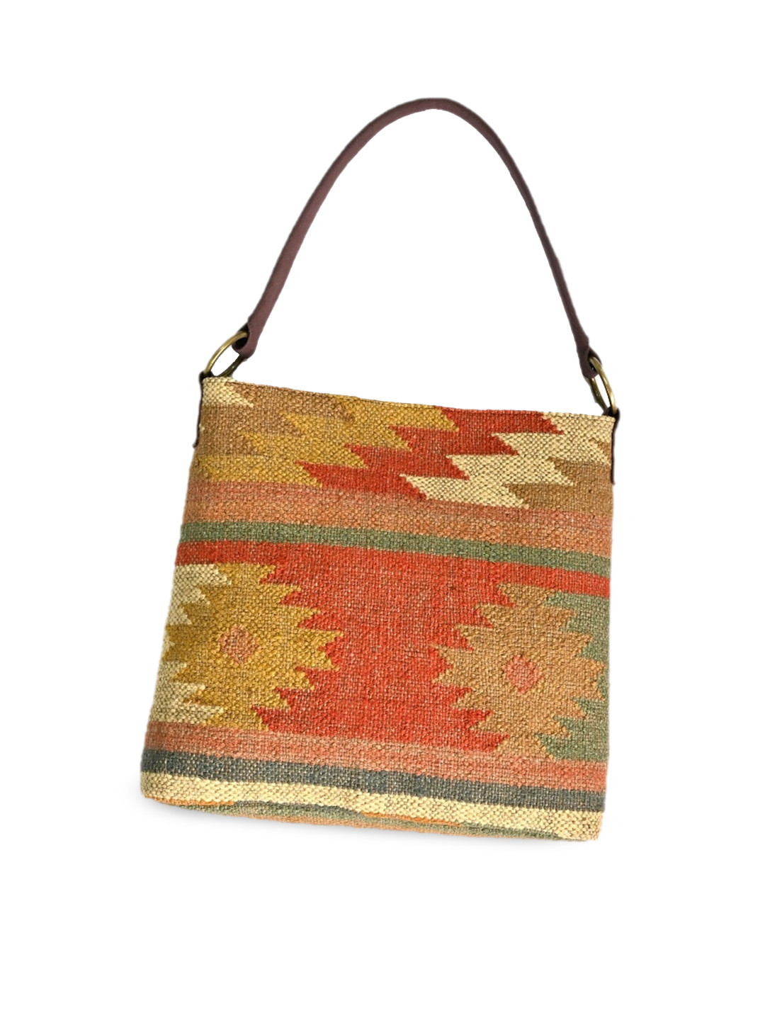 Art Avenue Self Design Shopper Jute Tote Bag