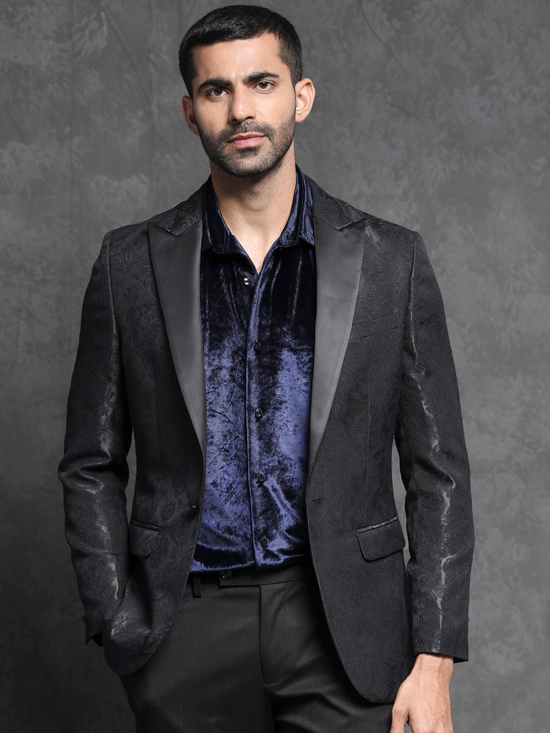 RARE RABBIT Men Boxton Tailored Fit Single-Breasted Blazers