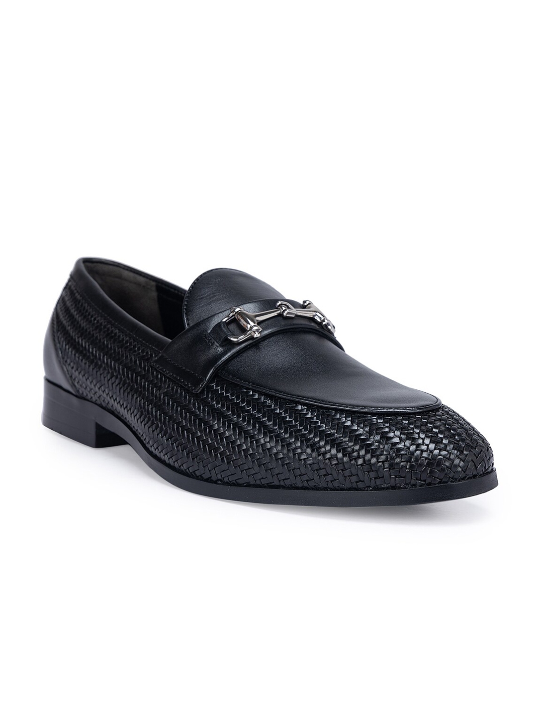 Buy ROSSO BRUNELLO Men Textured Leather Formal Loafers Formal