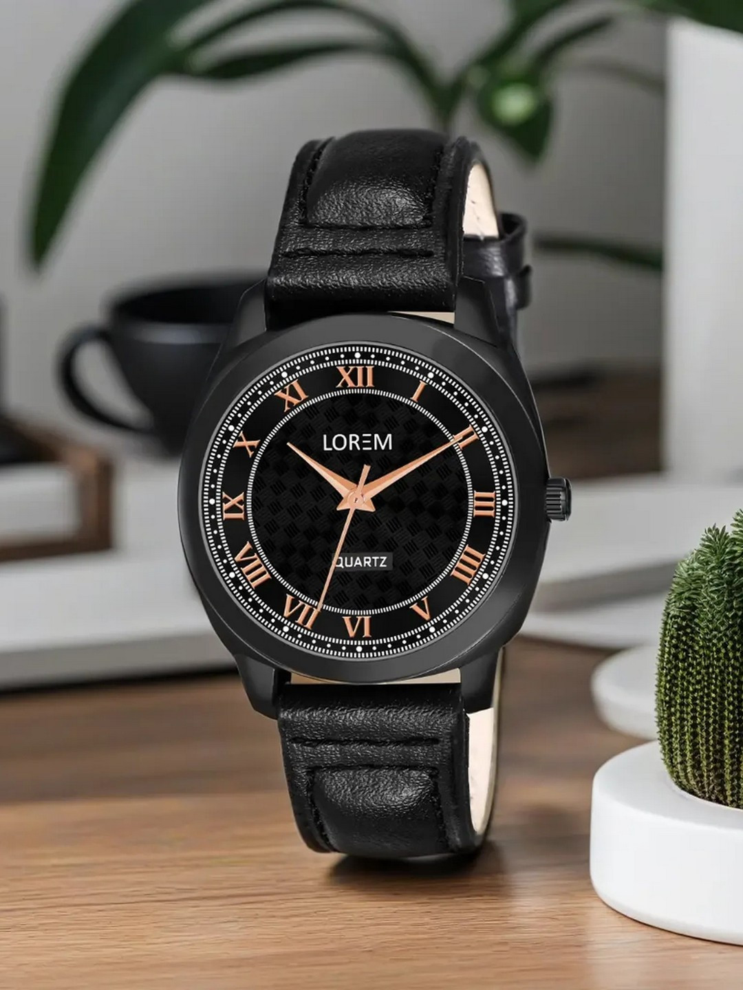 LOREM Women Leather Straps Analogue Watch LR334