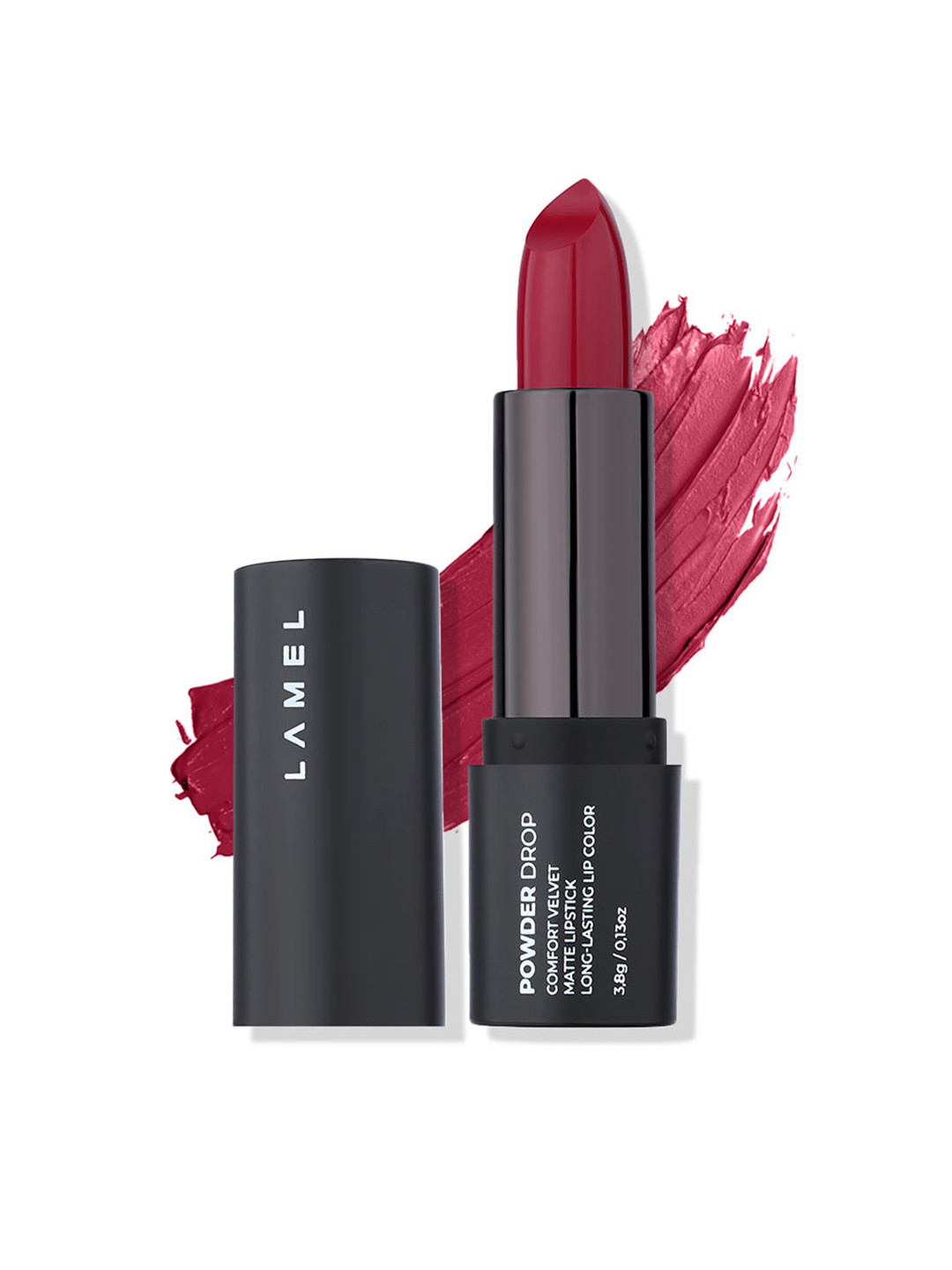 LAMEL Long Lasting Powder Drop Comfort Velvet Matte Lipstick 3.8 g - Vintage Rose 403