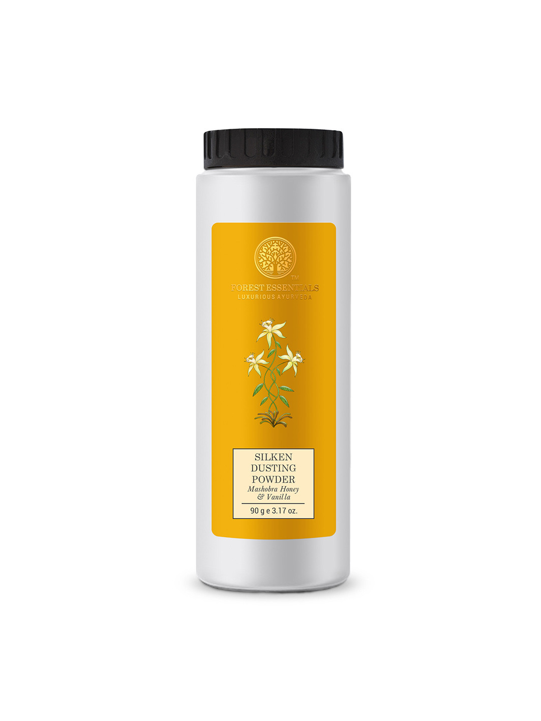 Forest Essentials Silken Dusting Powder with Mashobra Honey & Vanilla - 90 g