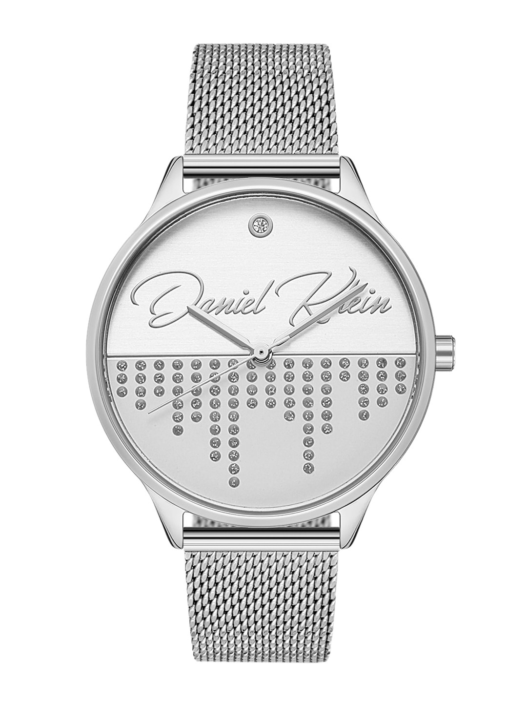 Daniel Klein Women Trendy Bracelet Style Straps Analogue Watch DK.1.13050-1-Silver