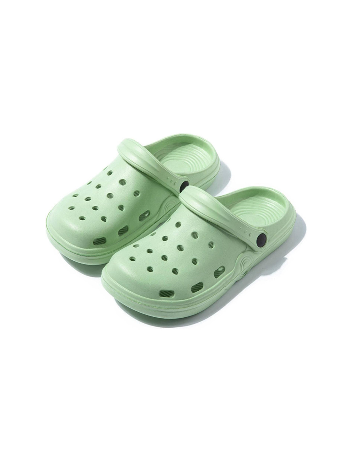 Alexvyan Women Green Eva Light Weight Non-Skid Croslite Clogs