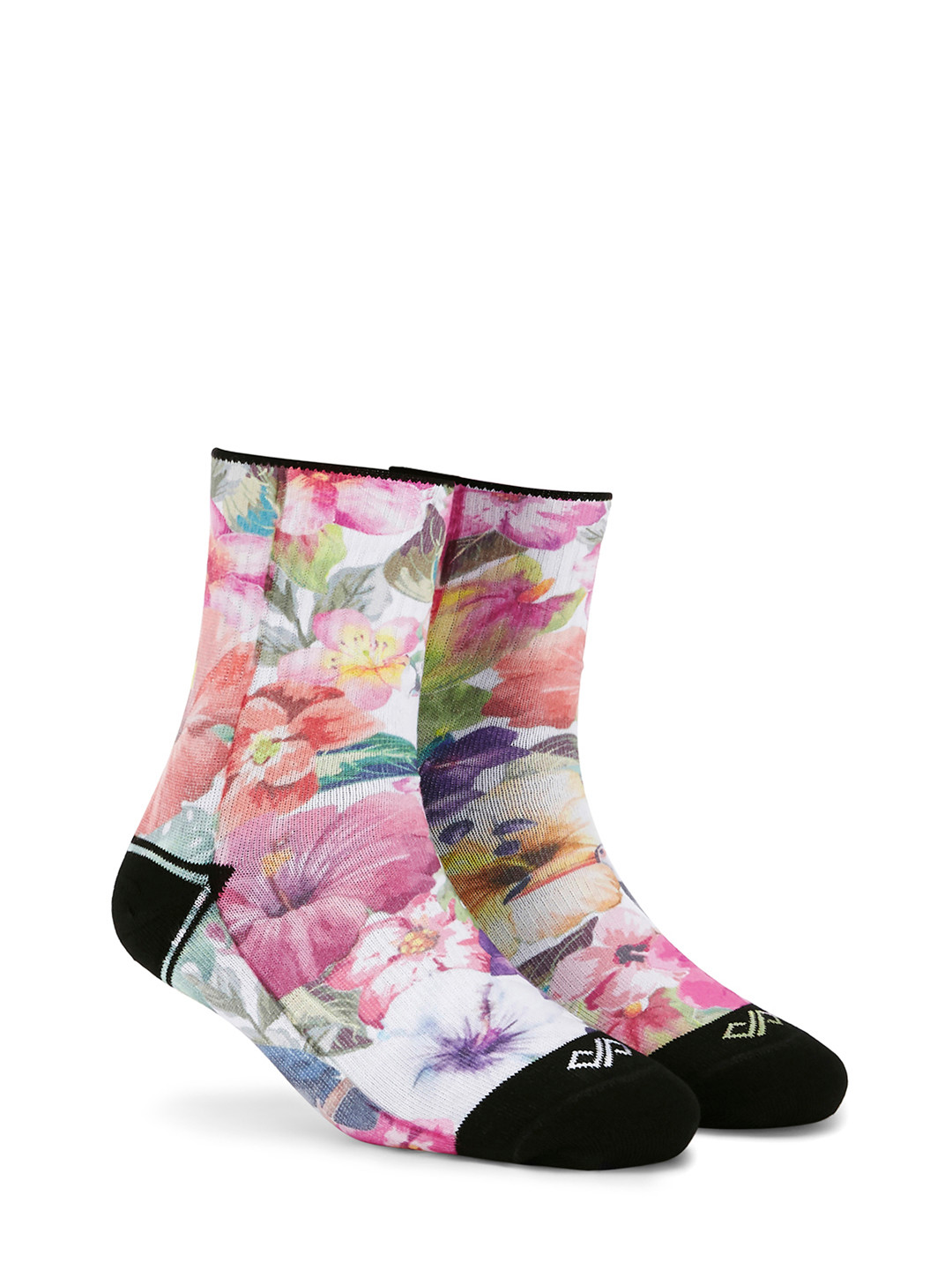 Dynamocks Unisex Multicolour Exotica Quarter Ankle Length Socks
