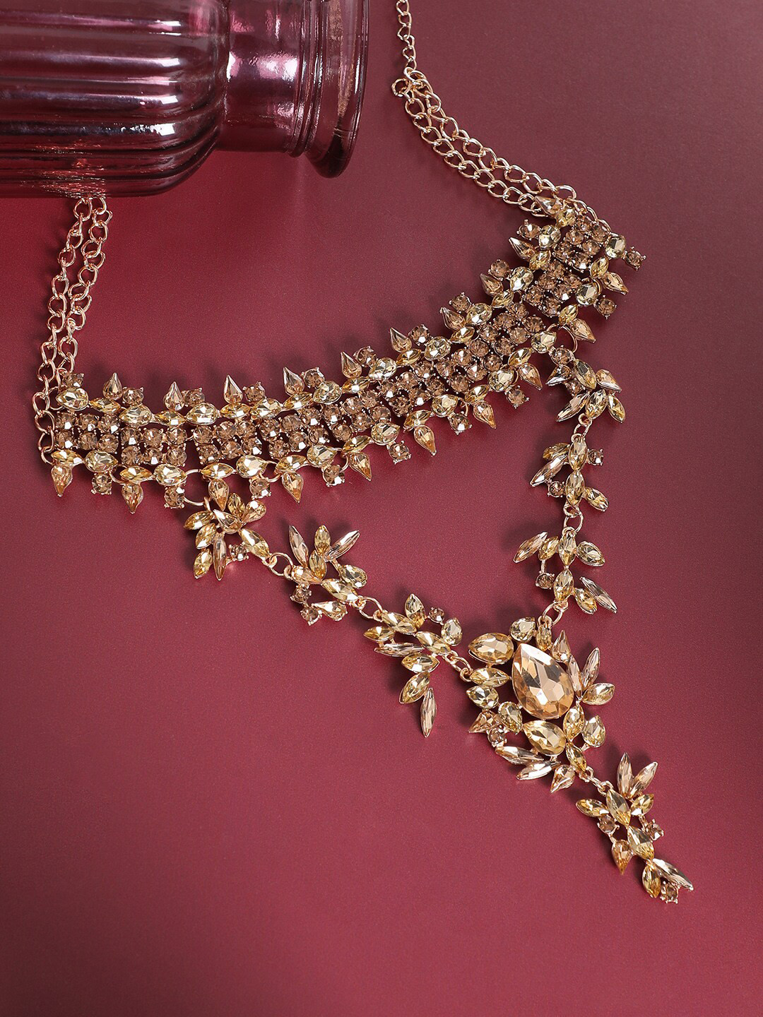 SOHI Statement Drop Necklace