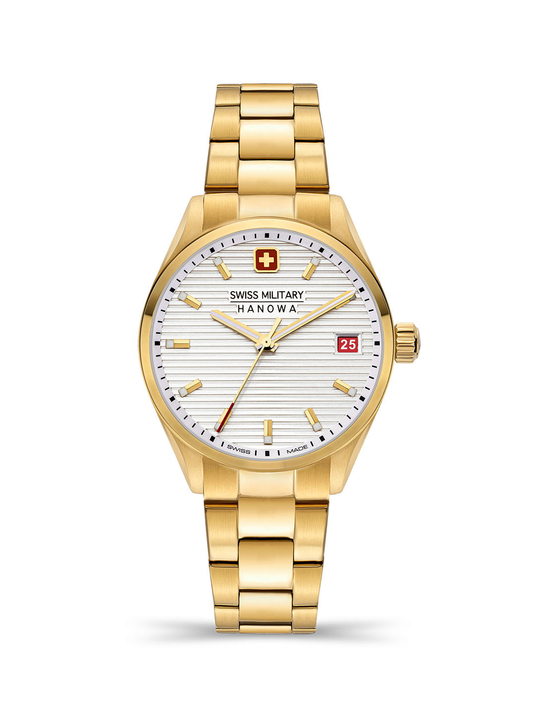 SWISS MILITARY HANOWA Women Dial & Stainless Steel Straps Analogue Swiss Made Watch