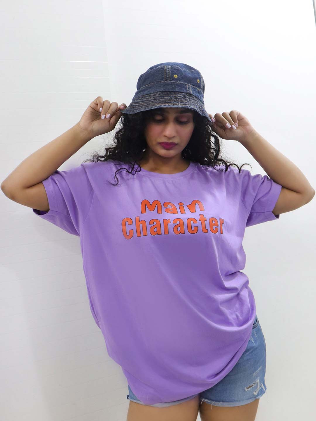 Soho Boho Studio Typography Printed Pure Cotton Loose T-shirt