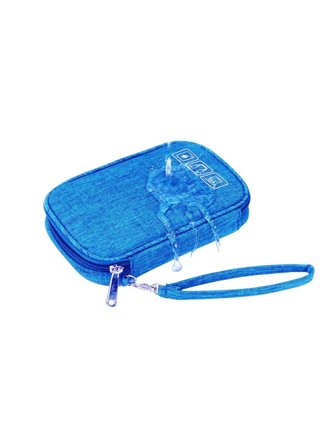 HOUSE OF QUIRK Blue Small Eletronic Gadgets Organiser