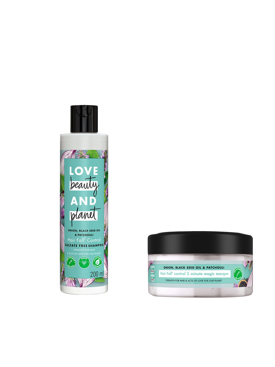 Love Beauty & Planet Hair Fall Control Combo - Shampoo & Magic Hair Mask - 200ml Each