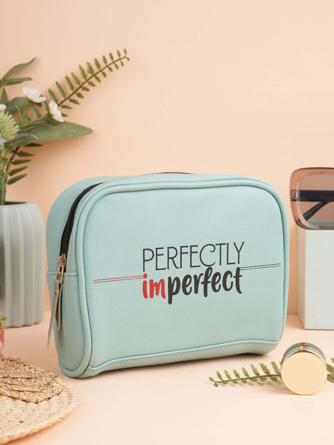 Doodle Perfections Premium Vegan Leather Cosmetic Pouch
