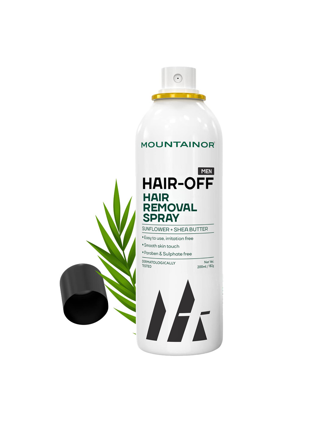 MOUNTAINOR Men Hair Off Painless Hair Removal Spray with Sunflower & Shea Butter - 200ml